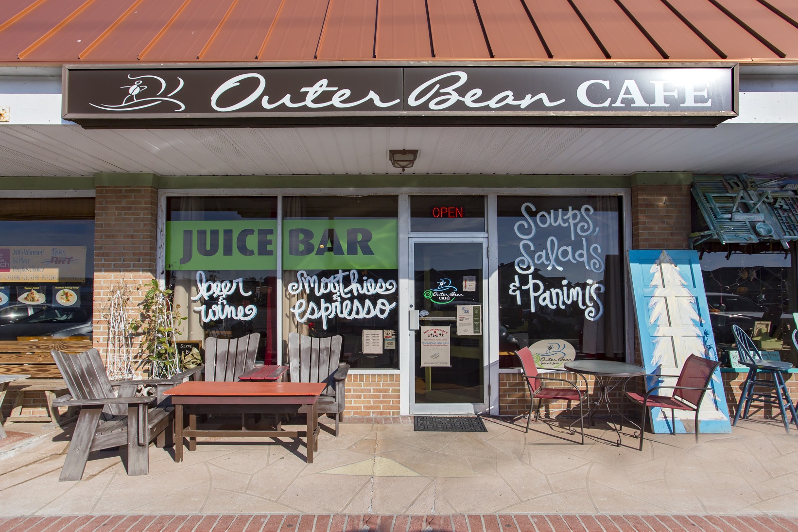 Outer Bean Juice & Java Kitty Hawk Outer Banks Health Food