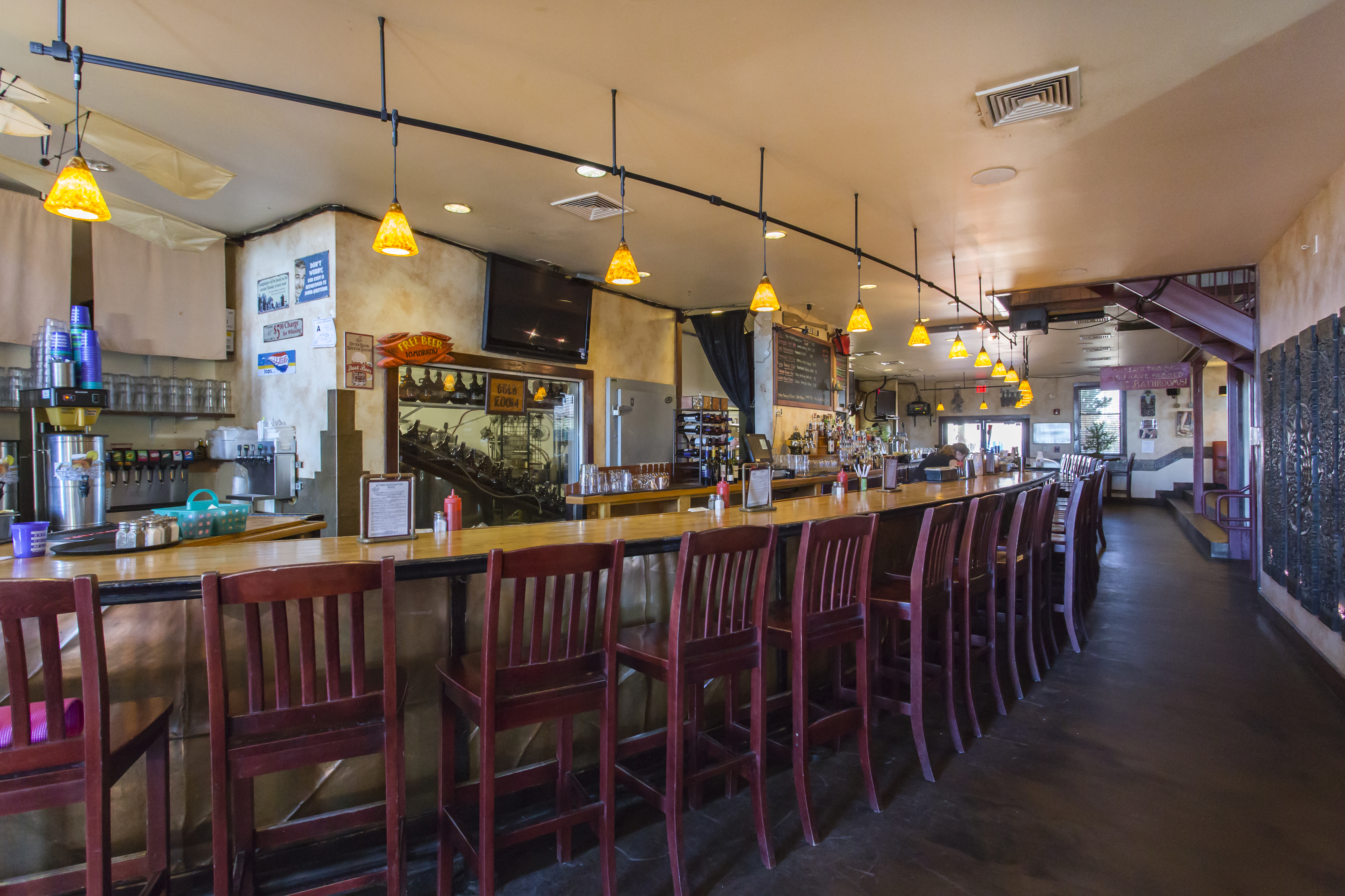 Outer Banks Brewing Station Indoor Bar
