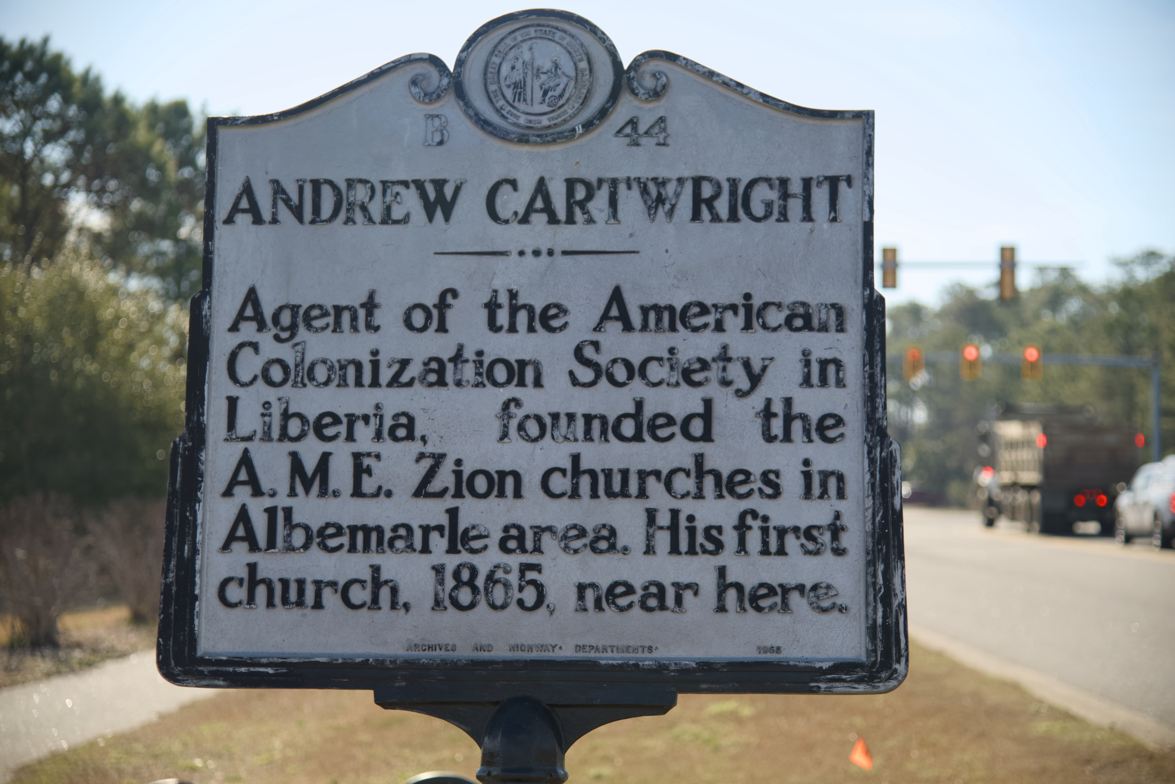 Andrew Cartwright Road Sign on the Outer Banks