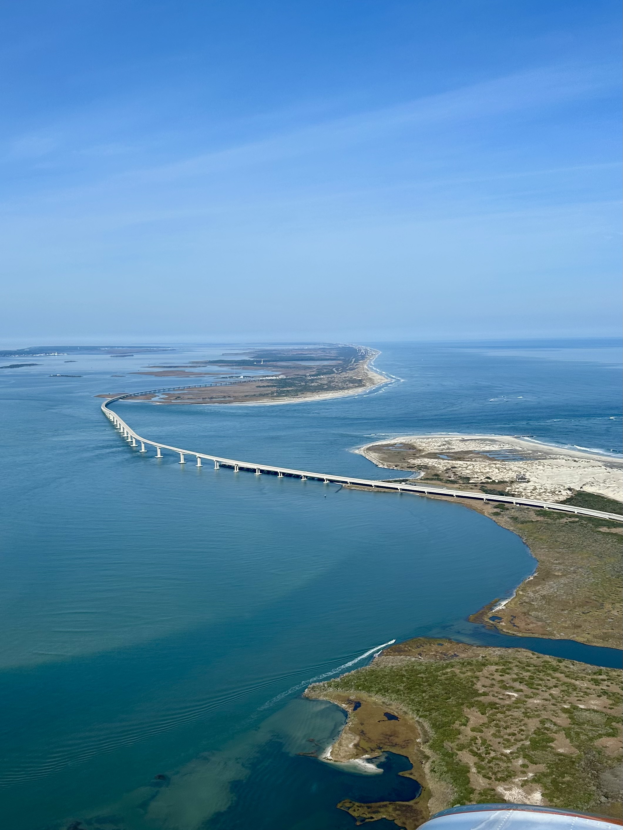 Oregon Inlet And Mark Basnight Bridge OBX NC