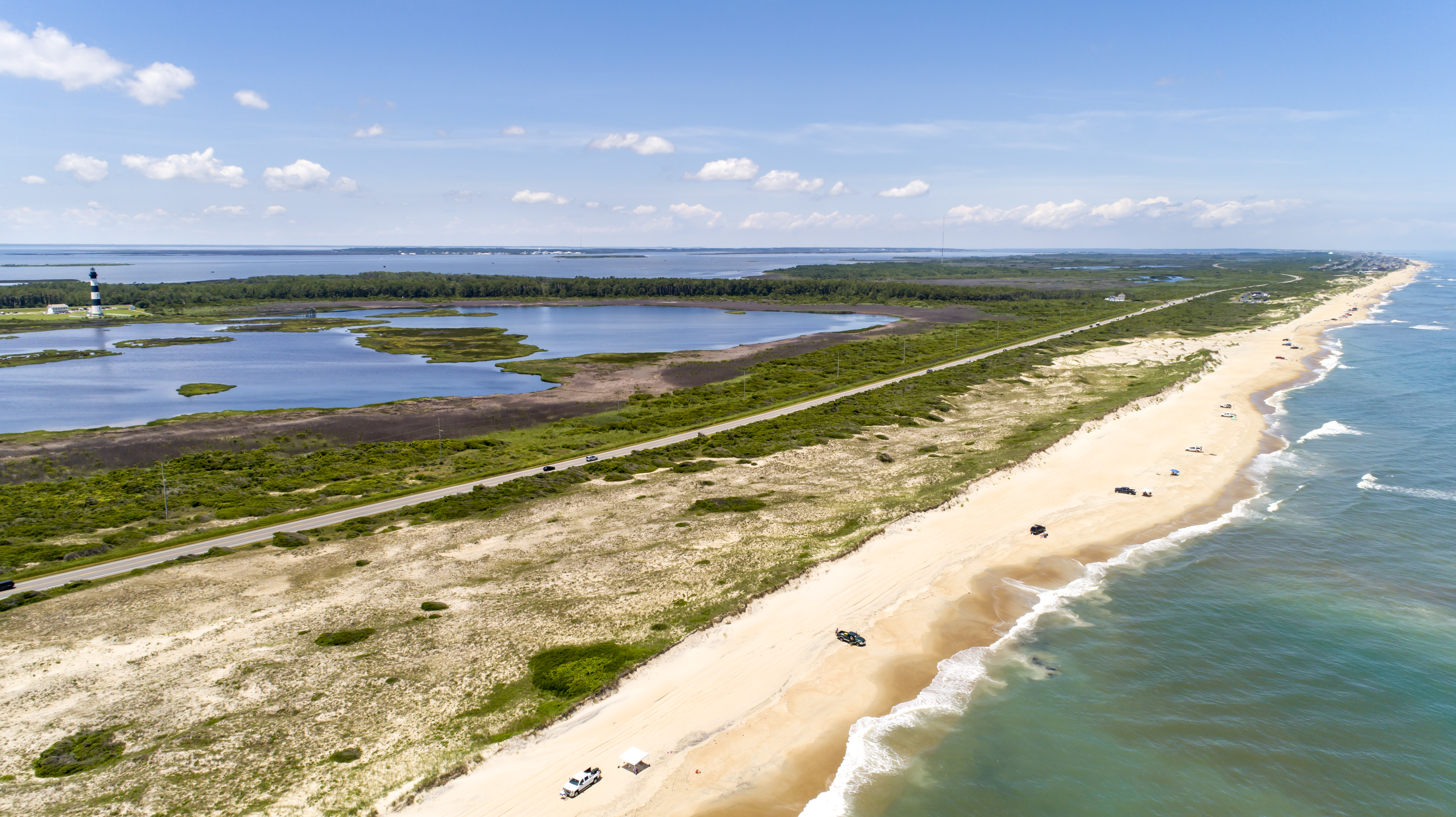 Bodie Island Outer Banks Beach and Lighthouse