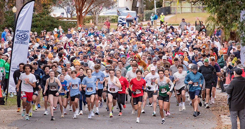 Outer Banks race Turkey Trot Duck, NC