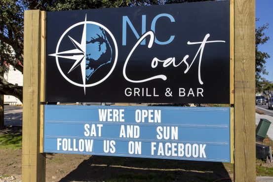NC Coast Restaurant Duck NC Front Sign