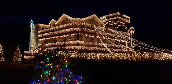 Southern Shores NC Christmas lights during Covid 19