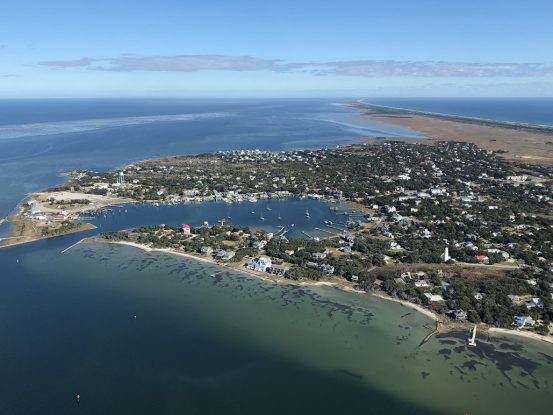 Ocracoke Island Aerial View