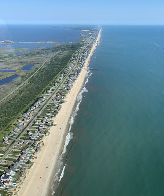 Nags head outer banks aerial