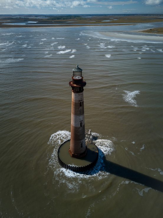Morris Island Lighthouse in Charleston, SC
