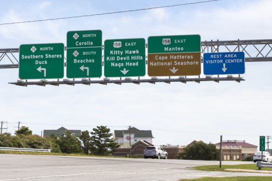 OBX Traffic Welcome Directions
