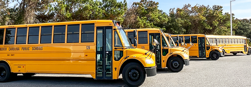 Dare County School Buses